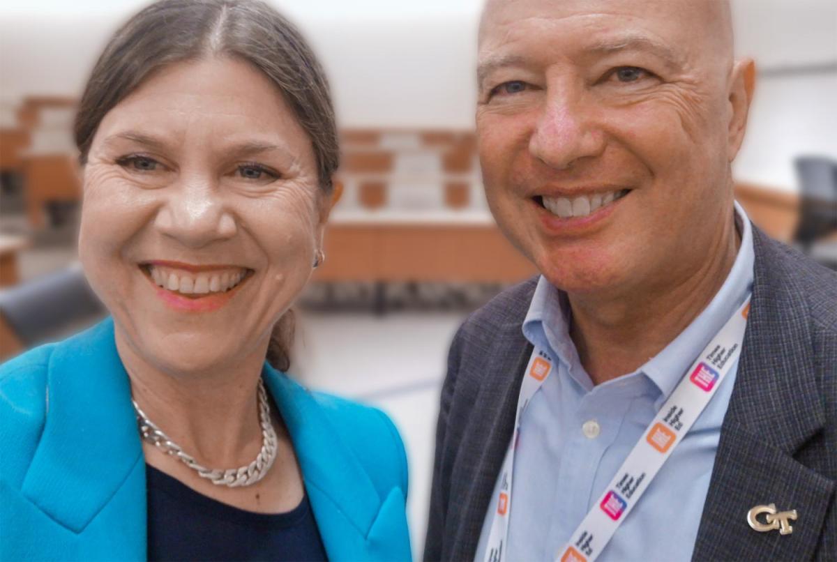 Eliza Compton, Campus deputy editor, and Steve Harmon